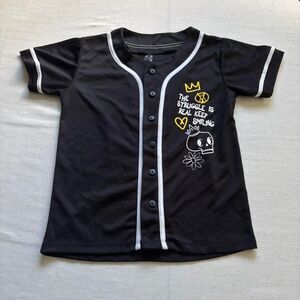 Legend Kids Jersey Black Graphic Shirt Size L 14/16